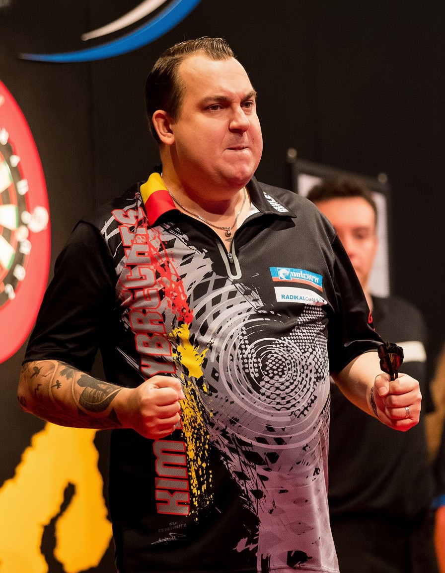 KIM HUYBRECHTS USES EARPLUGS TO STAY FOCUSED IN HOME WIN AT BELGIAN DARTS OPEN