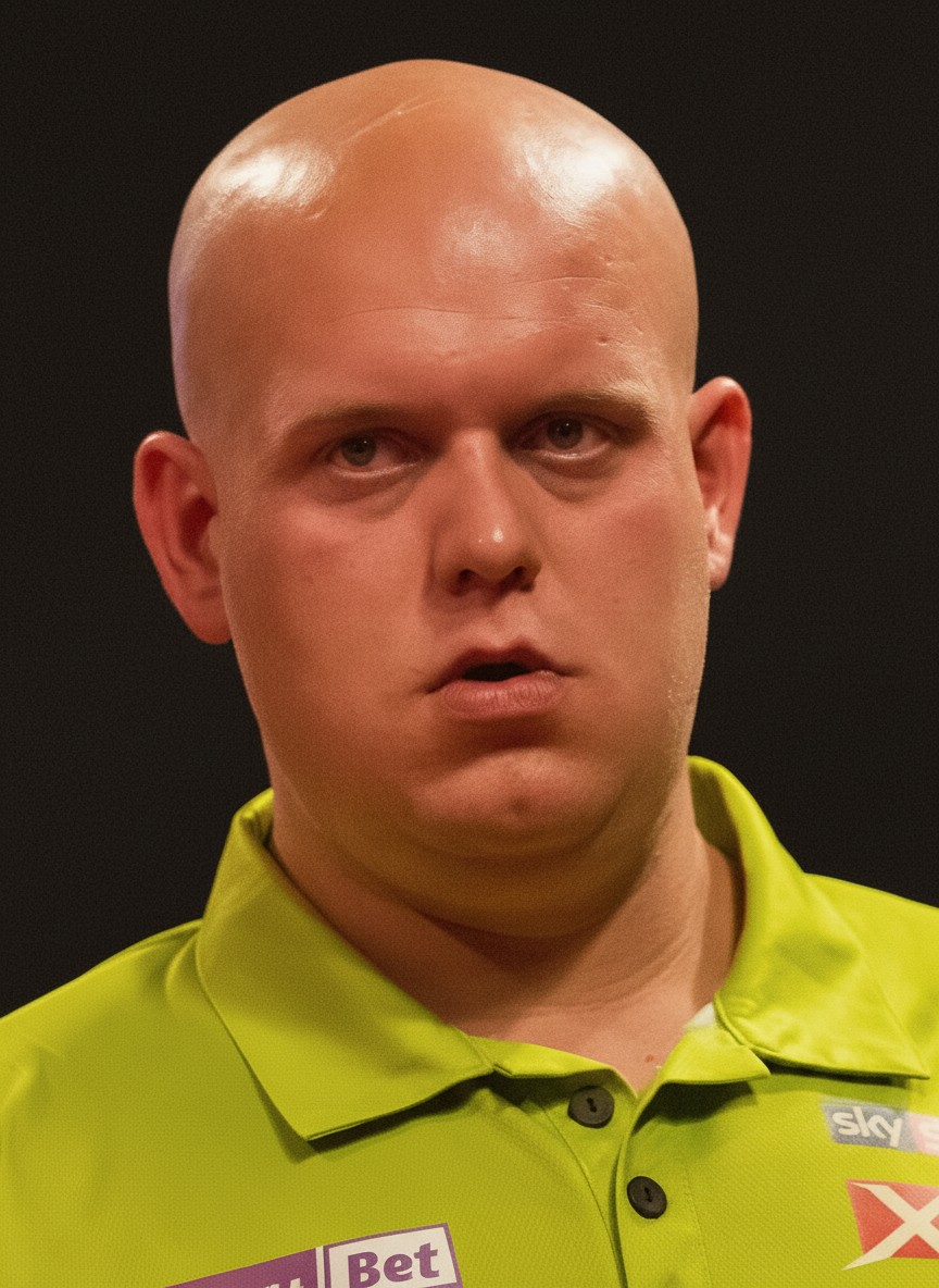 VAN GERWEN, ANDERSON, BUNTING AND CLAYTON HEADLINE PLAYERS CHAMPIONSHIP 7 IN LEICESTER