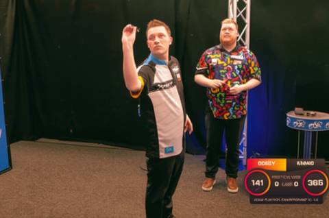 CHRIS DOBEY HITS PERFECT NINE-DART FINISH AT PLAYERS CHAMPIONSHIP 5