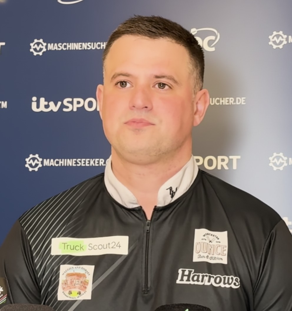 LUKE WOODHOUSE CRUISES TO 6-0 WIN OVER DRAGUTIN HORVAT AT EUROPEAN DARTS TROPHY